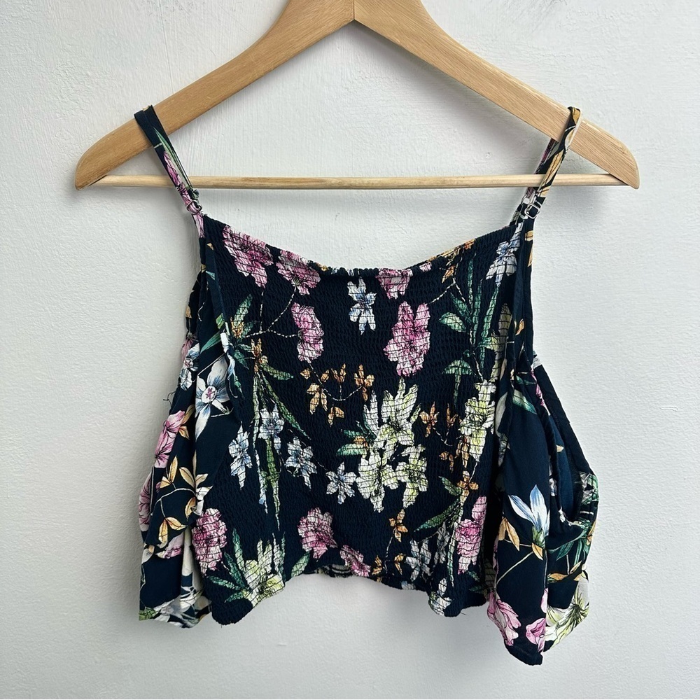Nuon Floral Cold Shoulder Blouse XL - Picture 8 of 11